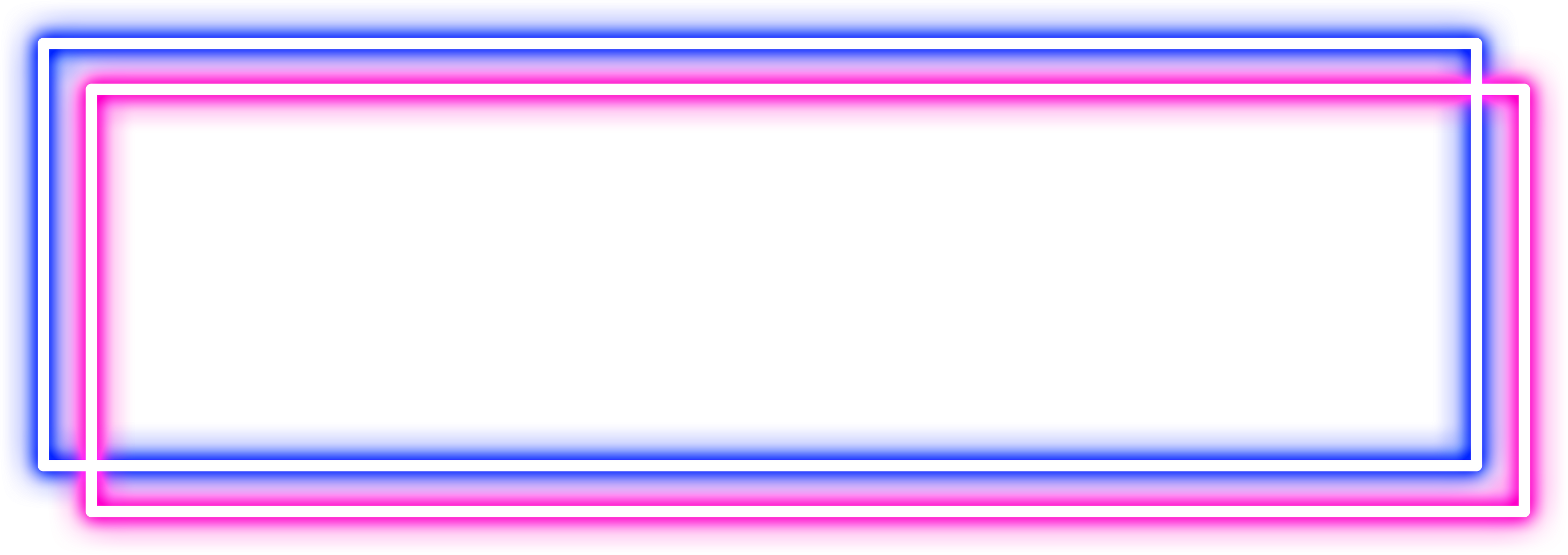 Neon Rectangle Frame